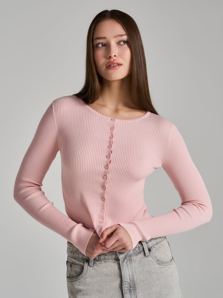 Кардиган приталенный из вискозы