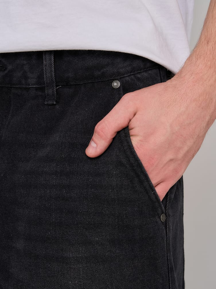 Джинсы Ballon со смещенными боковыми швами