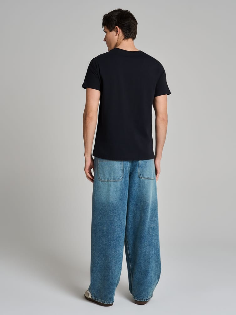 Футболка из хлопка с принтом