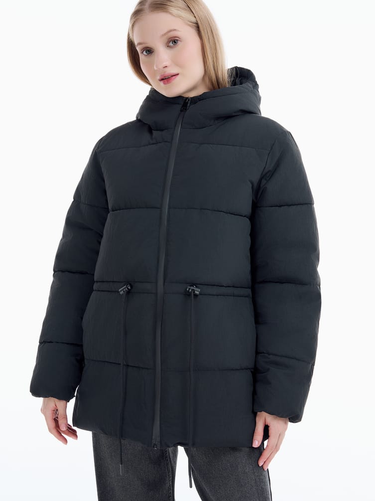 Куртка удлиненная стеганая женская