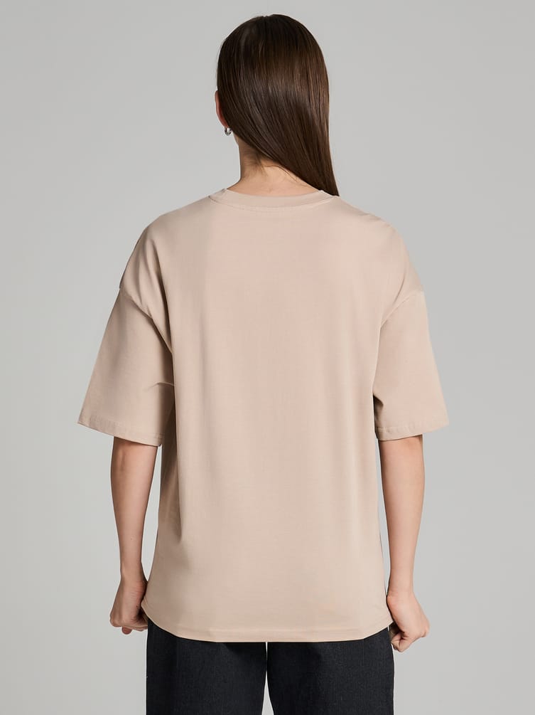 Футболка оверсайз с принтом Мосфильм