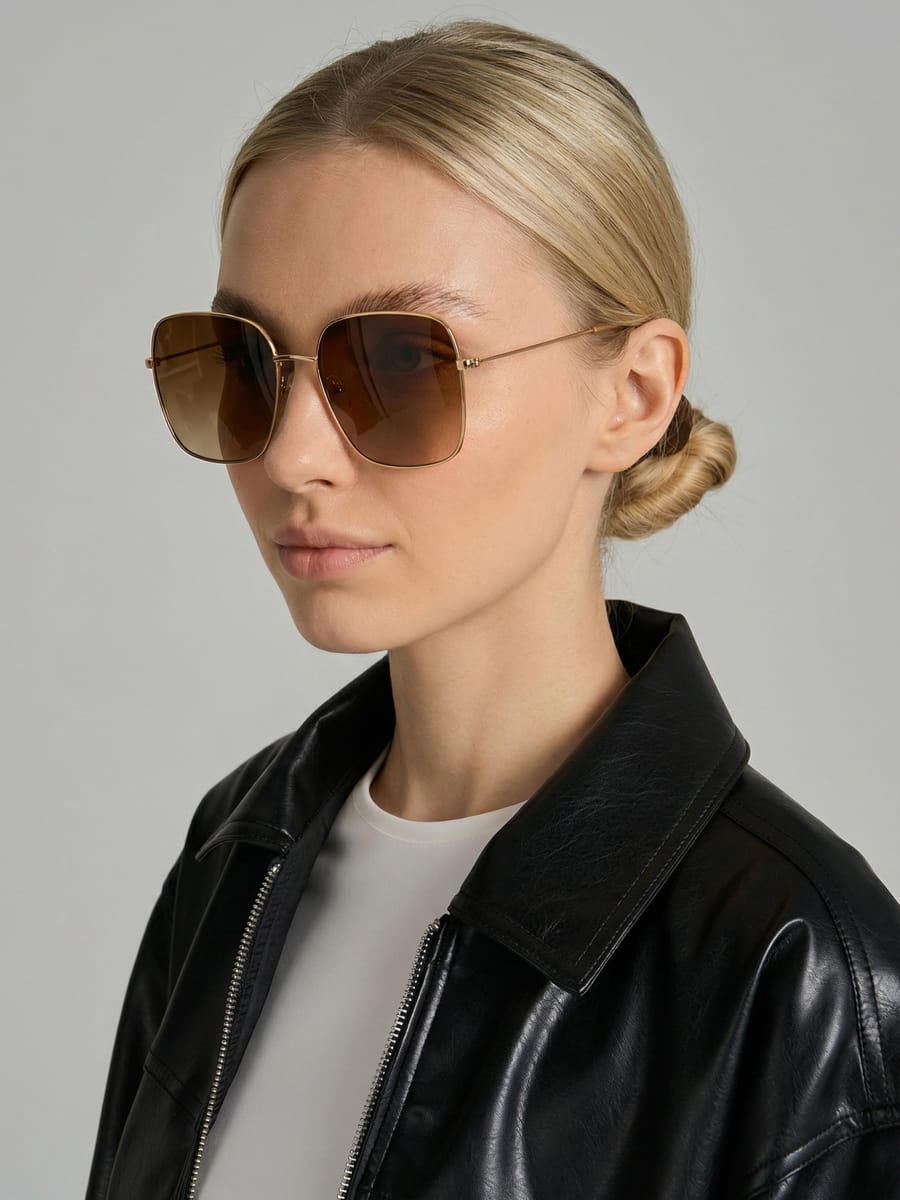 Очки солнцезащитные квадратные