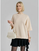 Свитшот трикотажный с коротким рукавом