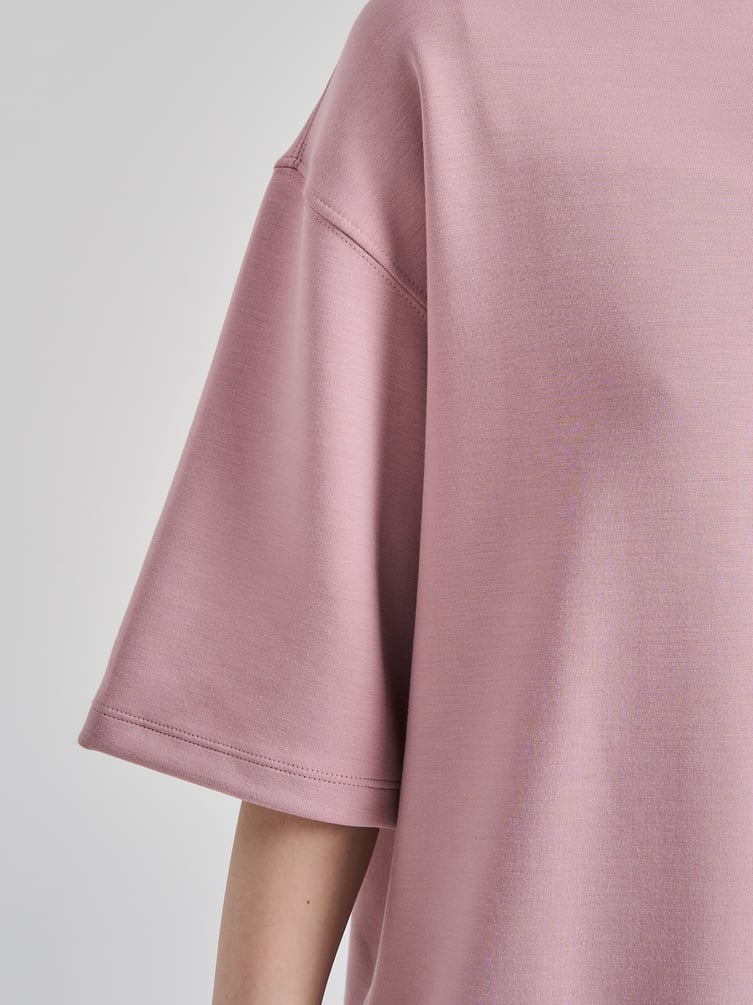 Свитшот трикотажный с коротким рукавом