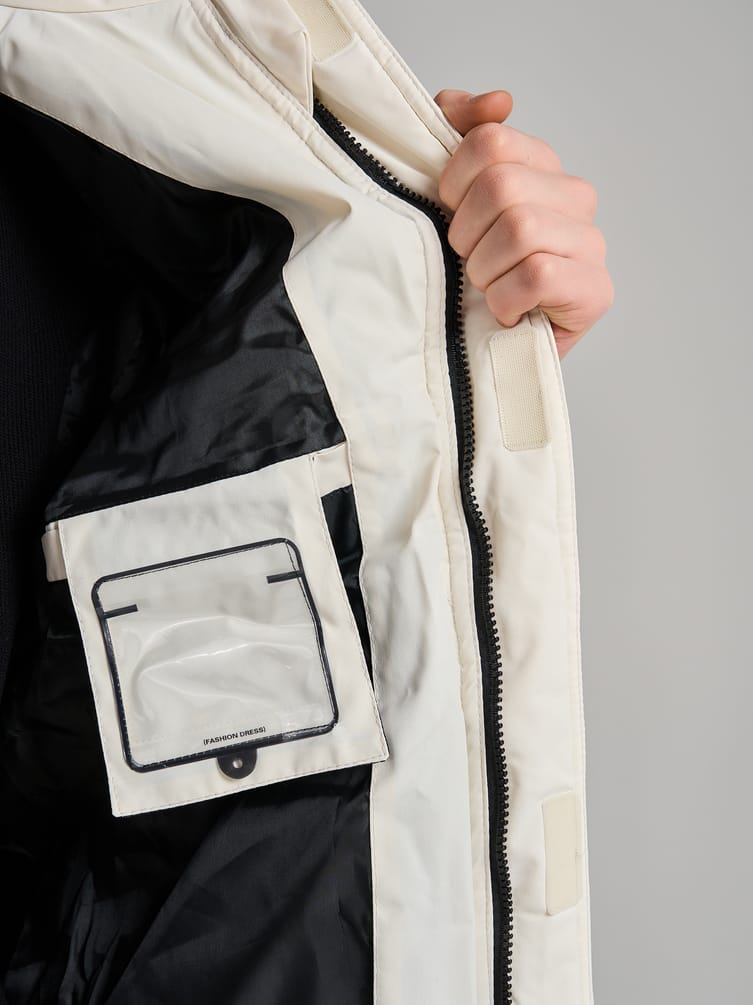 Куртка зимняя без капюшона на синтепоне