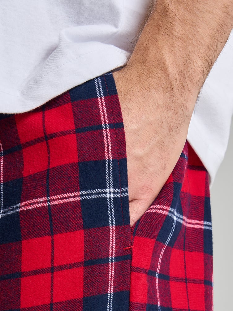 Пижамные брюки в клетку