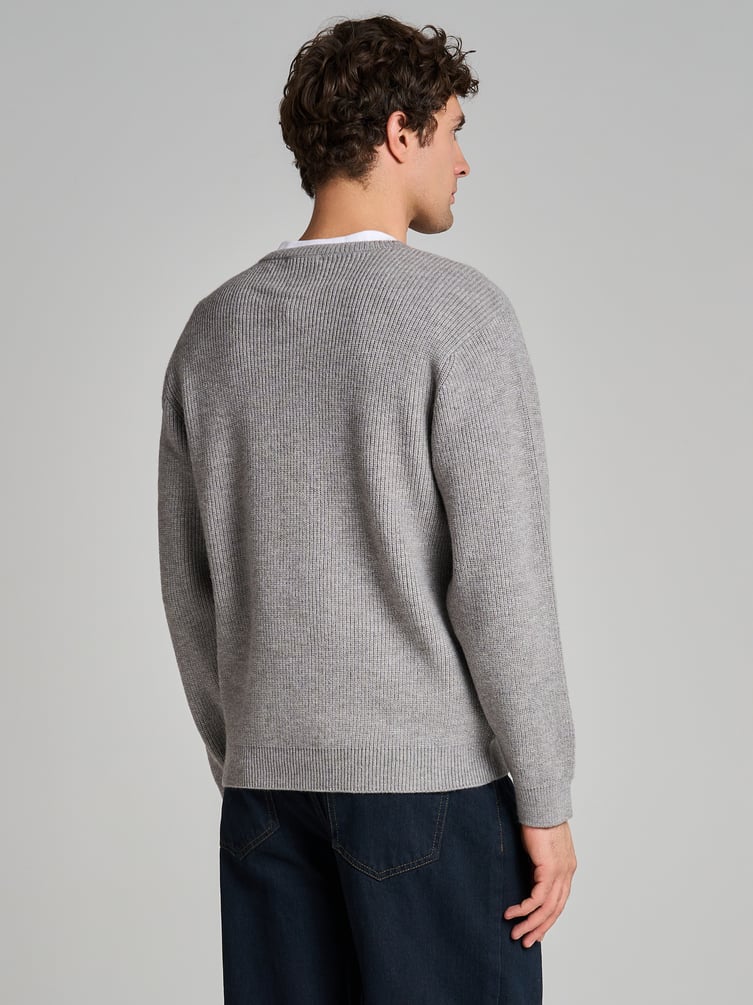 Джемпер вязаный теплый