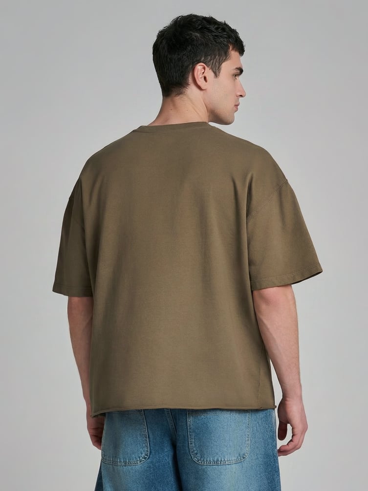 Футболка из хлопка с вареным эффектом