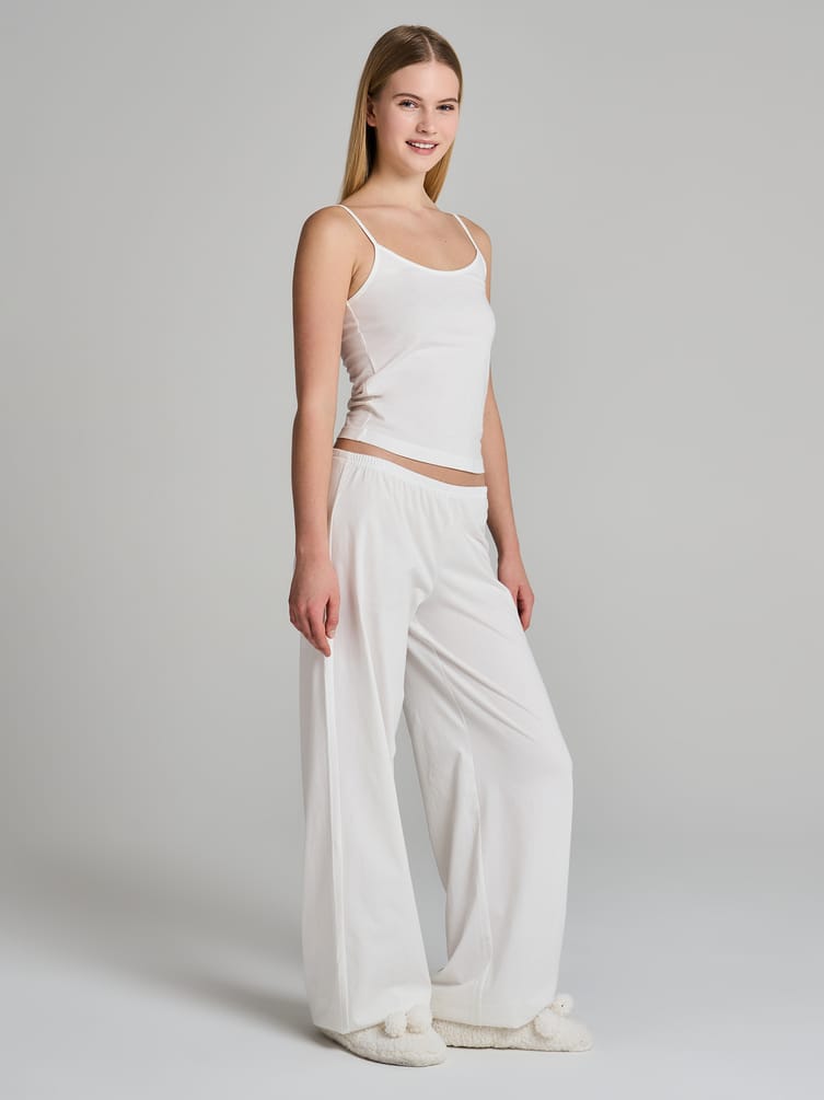 Пижама из хлопка с майкой и брюками