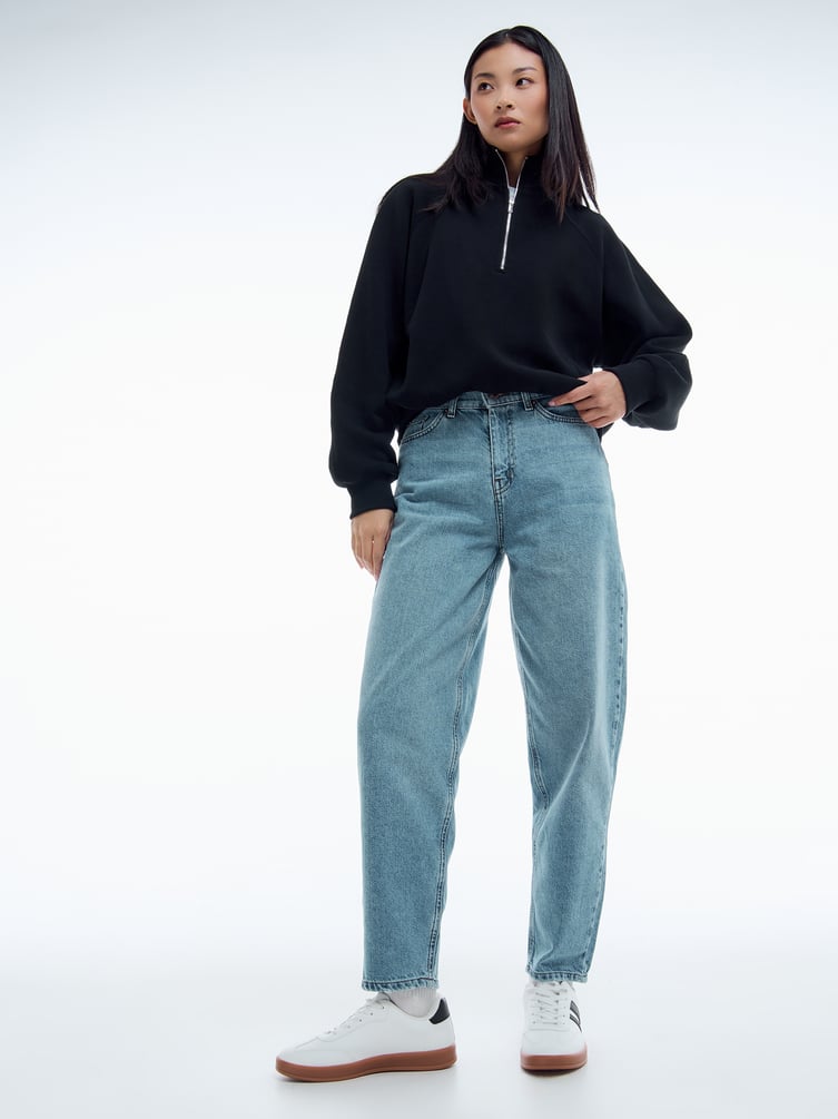 Джинсы Balloon зауженные с высокой талией