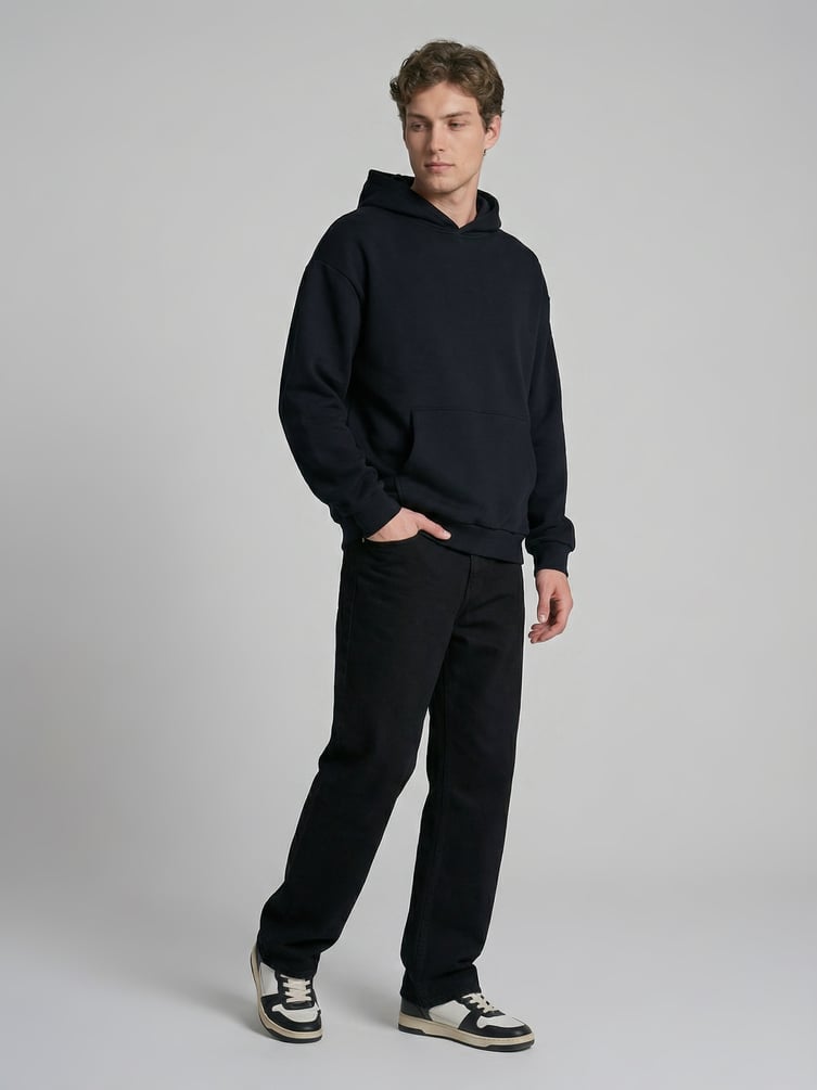 Худи свободного кроя без начеса