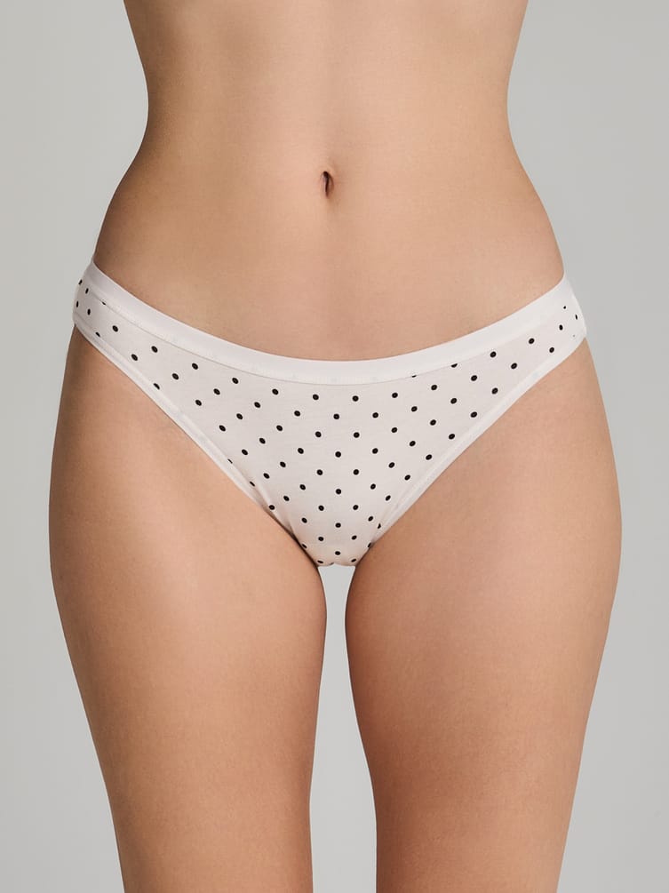 Трусы-слипы - 3 шт. в горошек