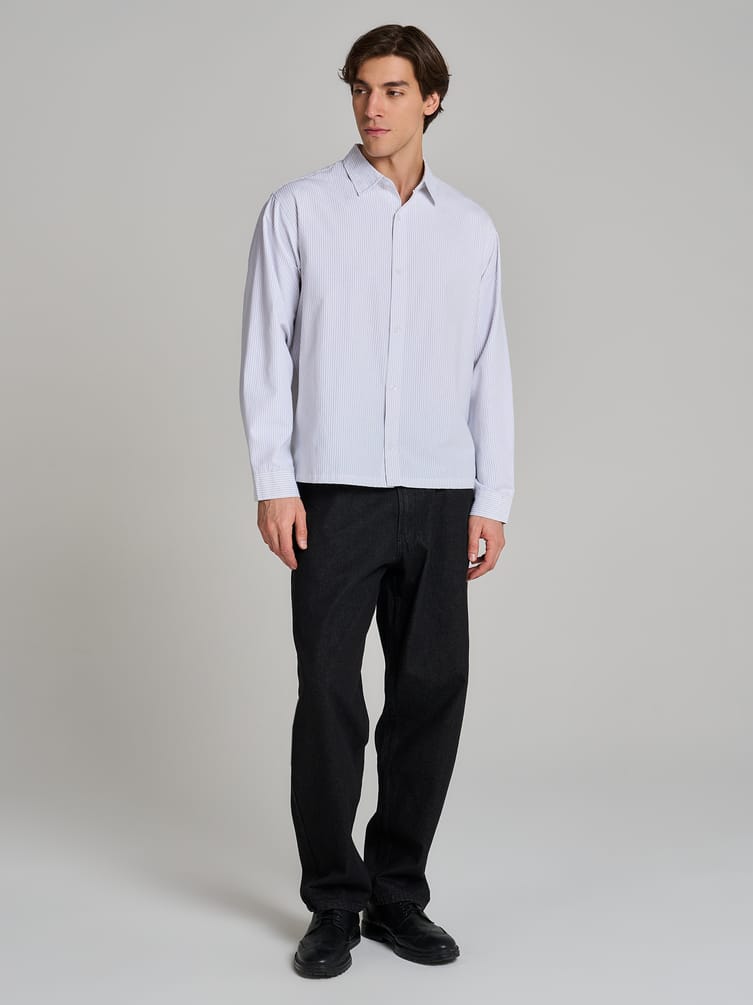 Классическая рубашка в полоску