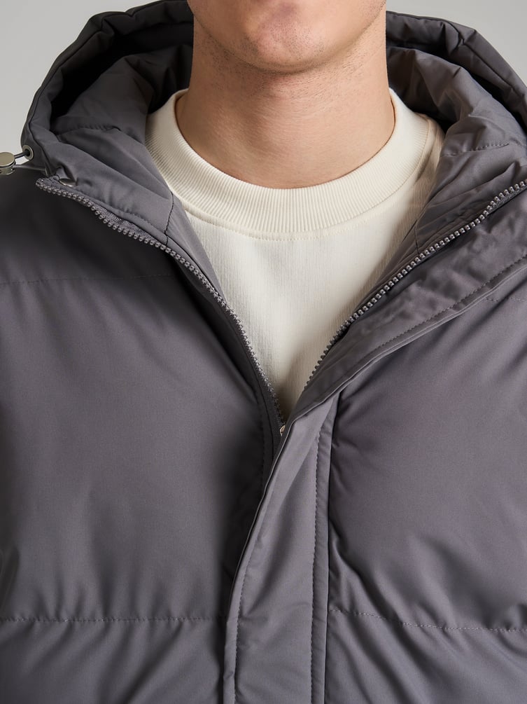 Куртка зимняя с капюшоном на синтепоне