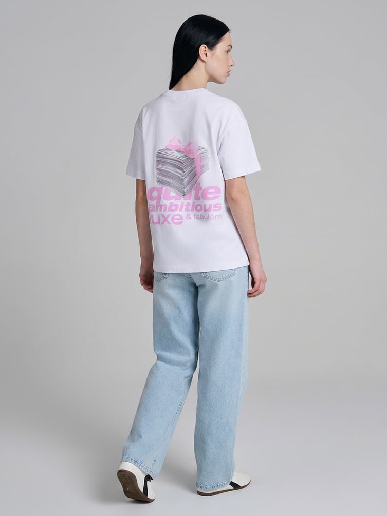 Джинсы широкие с вареным эффектом