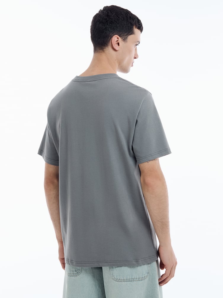 Футболка из хлопка с пляжным принтом