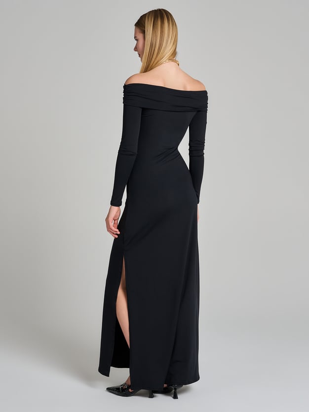 Лонгслив асимметричный с драпировкой