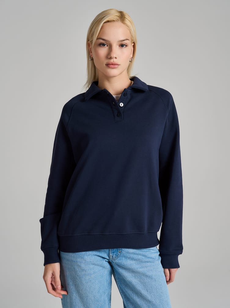 Свитшот-поло деловой