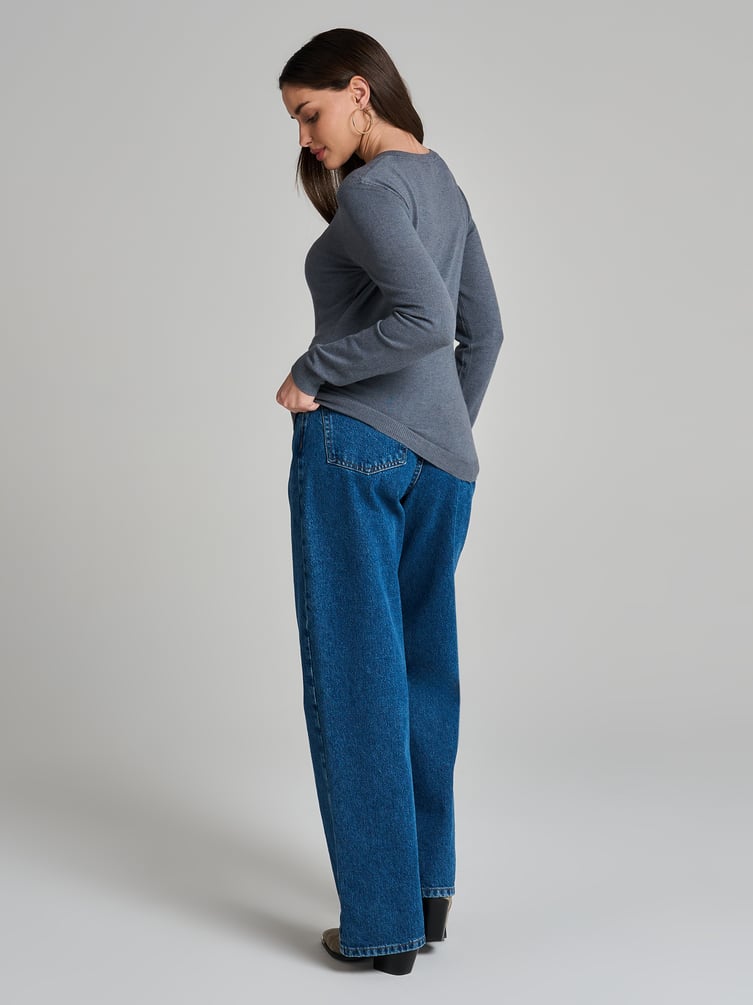 Кардиган на пуговицах с вышивкой