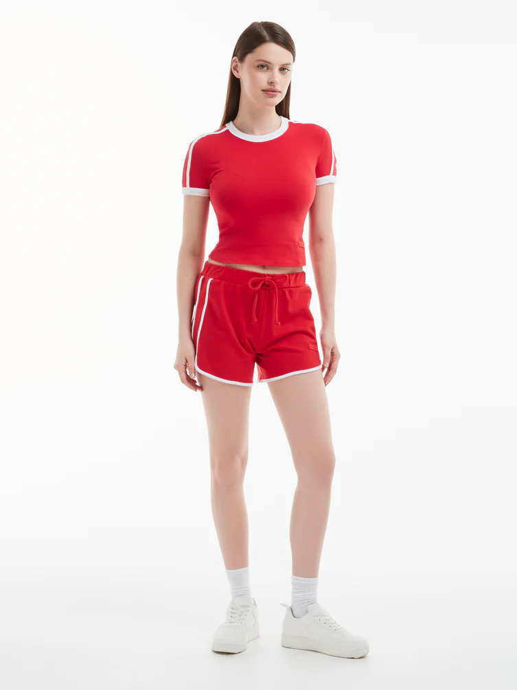 Спортивные шорты Color Basic с лампасами