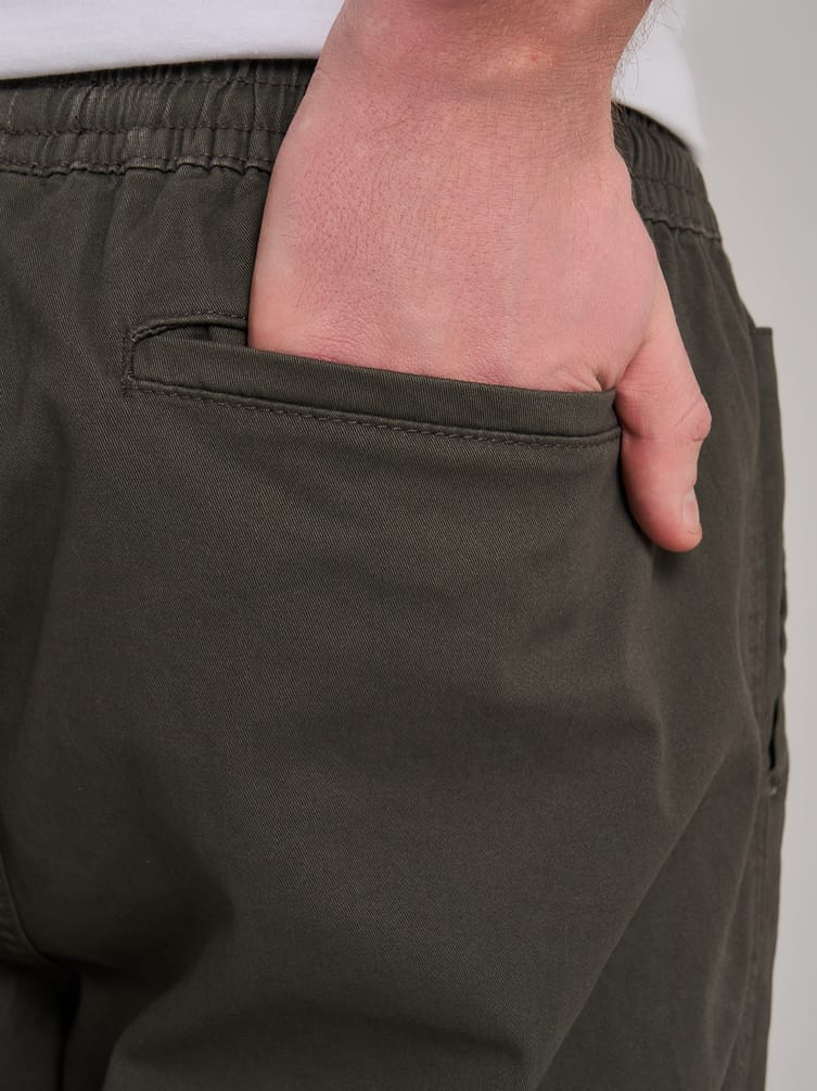 Брюки джоггеры с резинкой по низу