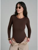 Боди с длинным рукавом