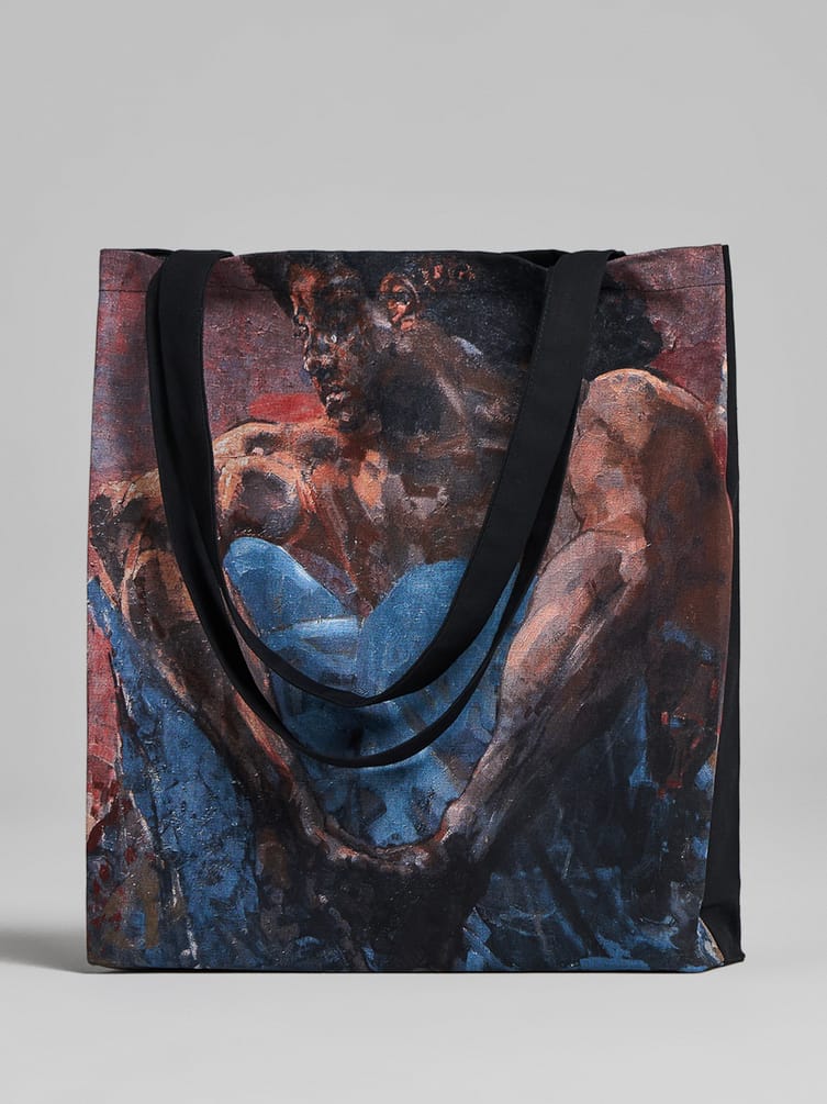 Сумка-шоппер с принтом картин Третьяковской галереи