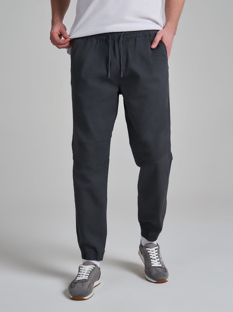 Брюки джоггеры с резинкой по низу