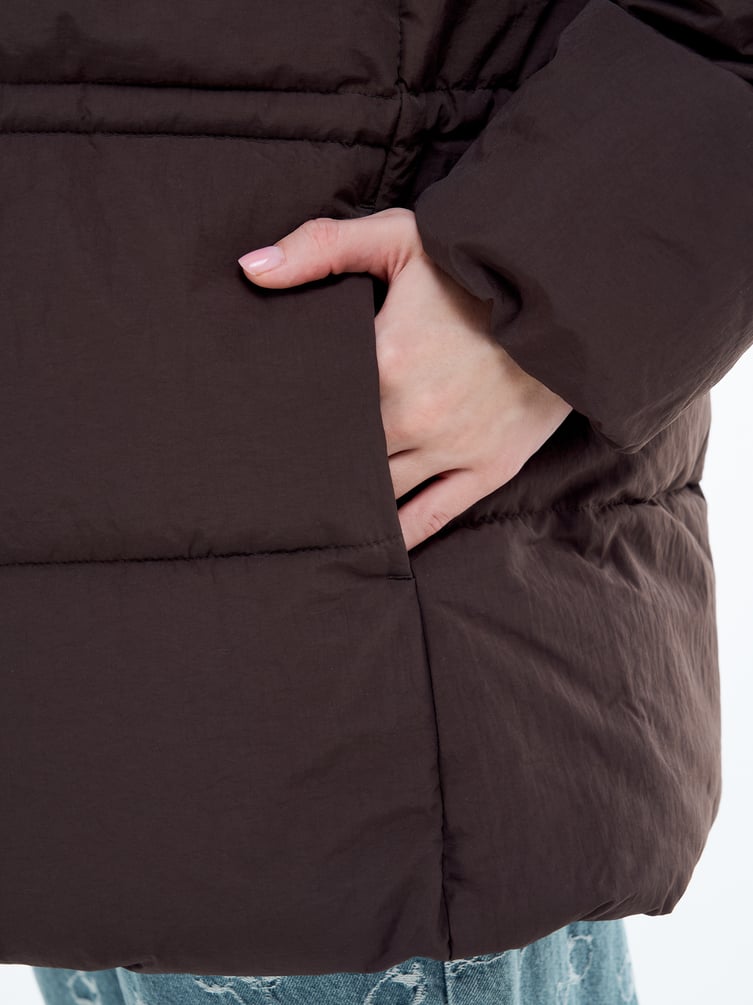 Куртка удлиненная стеганая женская