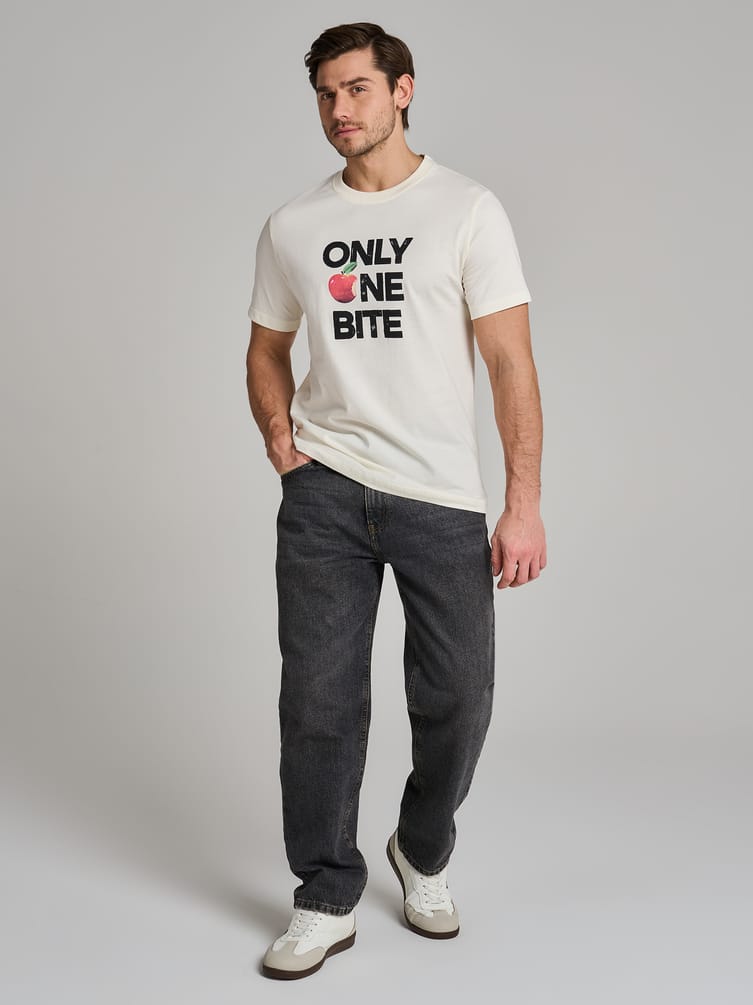 Футболка из хлопка с надписью