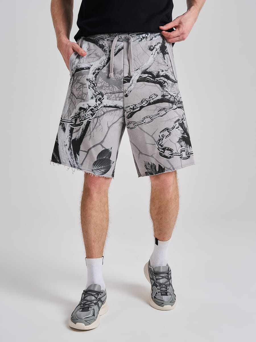 Шорты летние с принтом