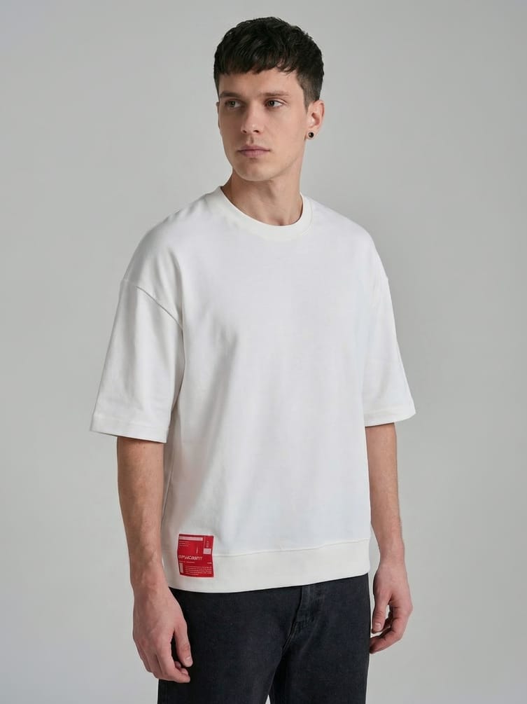 Футболка хлопковая свободного кроя