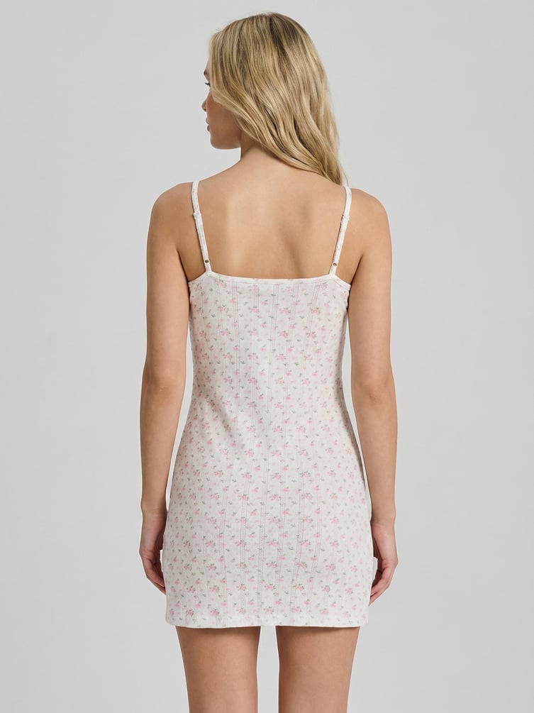 Ночная сорочка на бретелях