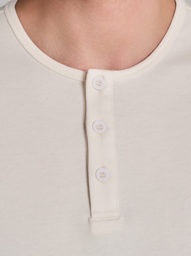 Лонгслив из хлопка с пуговицами