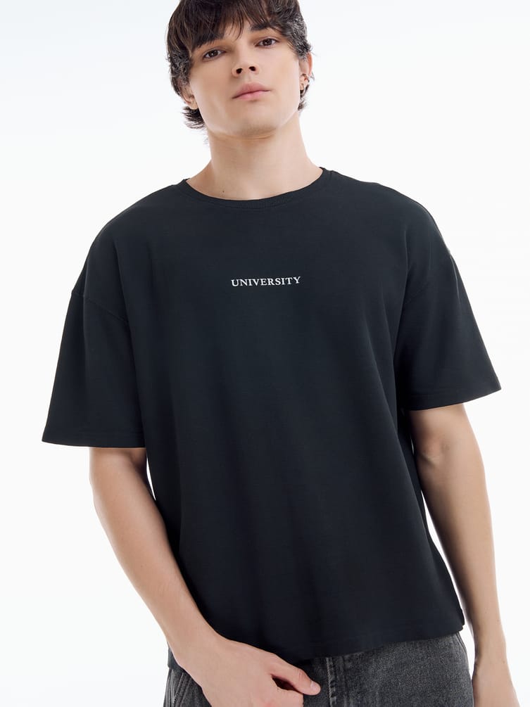 Футболка плотная с надписью