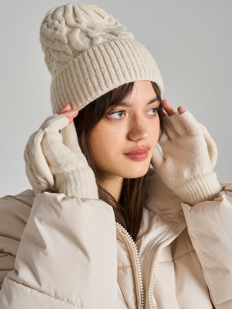 Перчатки с откидным верхом