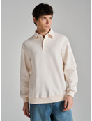 Свитшот поло на пуговицах