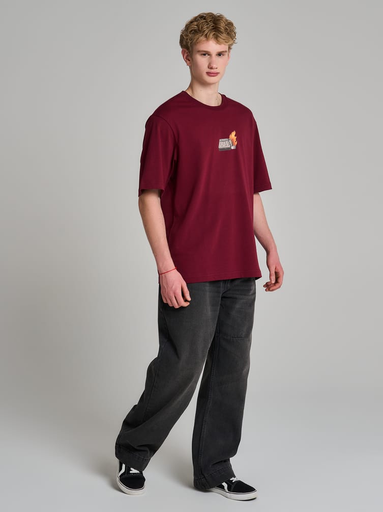 Джинсы широкие