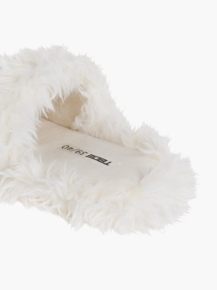 Домашние тапочки плюшевые