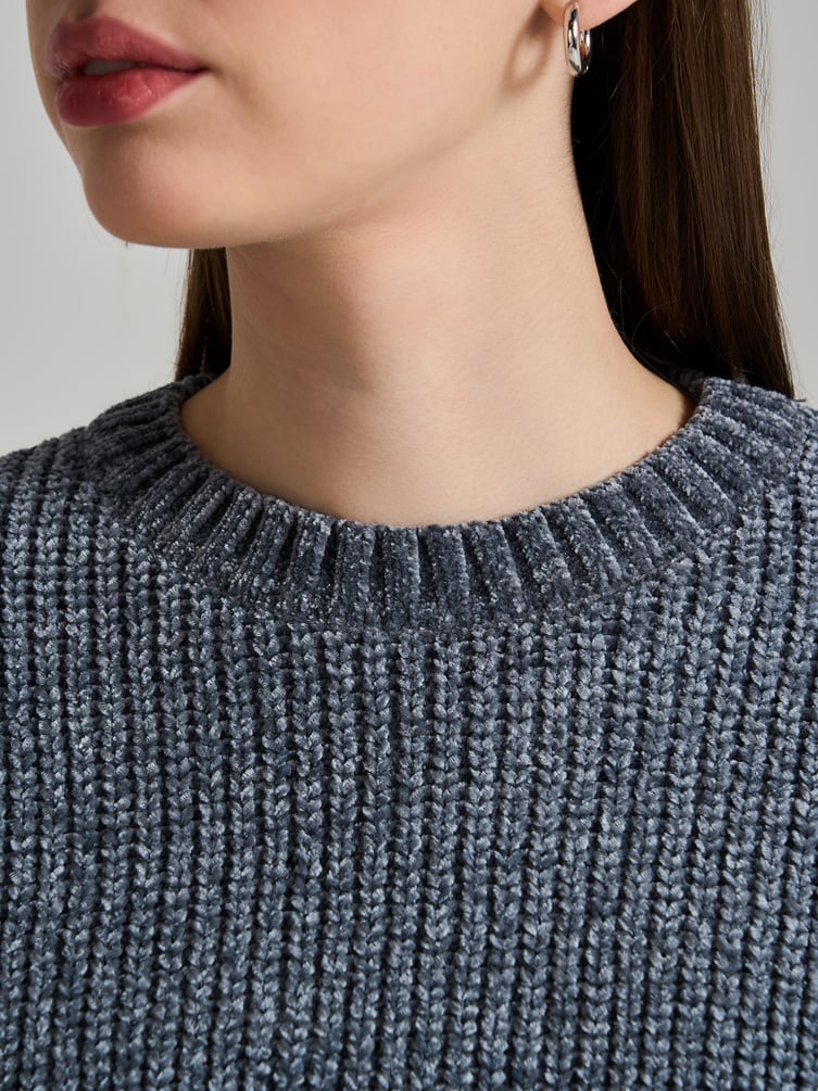 Джемпер трикотажный вязаный