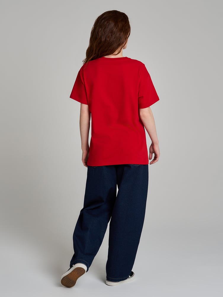 Футболка оверсайз с принтом