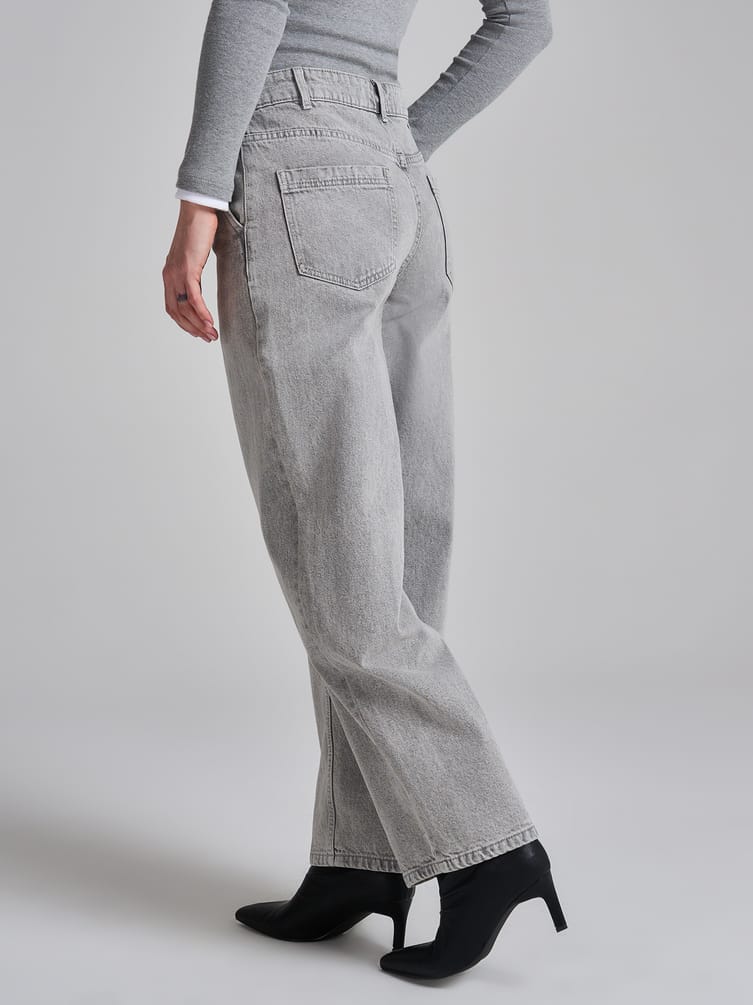 Джины багги с вареным эффектом