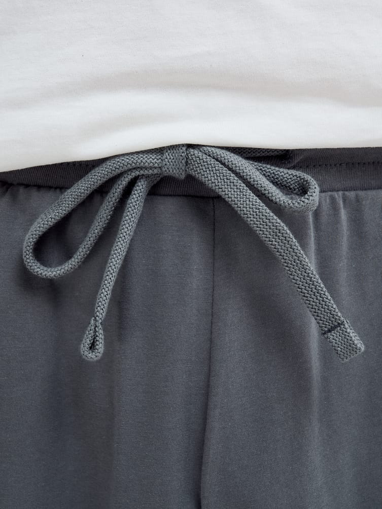 Хлопковая пижама с брюками