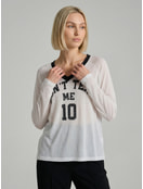 Лонгслив спортивный оверсайз с надписью