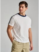 Футболка спортивная с лампасами