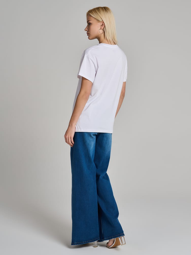 Футболка оверсайз с надписью