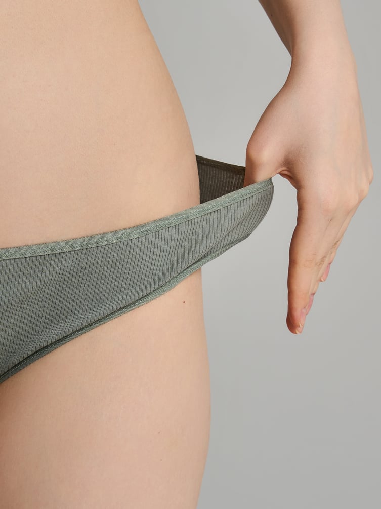 Трусы-слипы - 7 шт. в рубчик