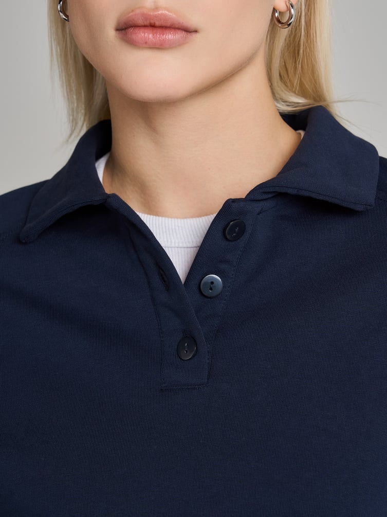 Свитшот-поло деловой