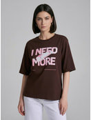 Футболка оверсайз с надписью