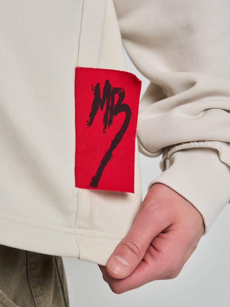 Худи оверсайз с принтом Макс Борисов